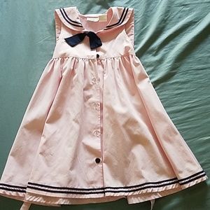Pink sailor dress